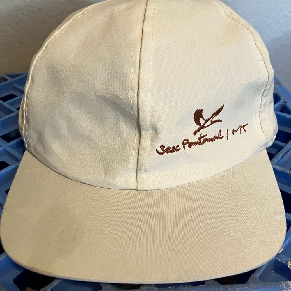 White MT hat